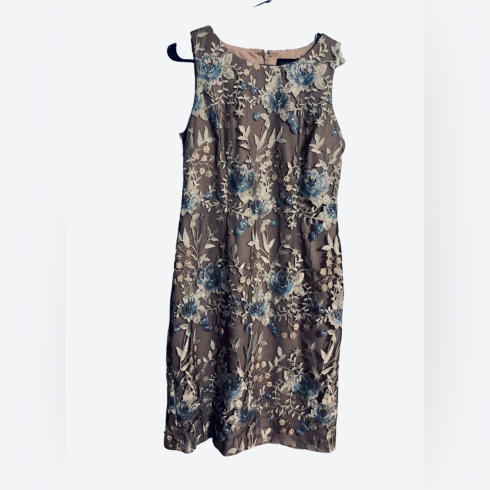 Floral embroidered dress